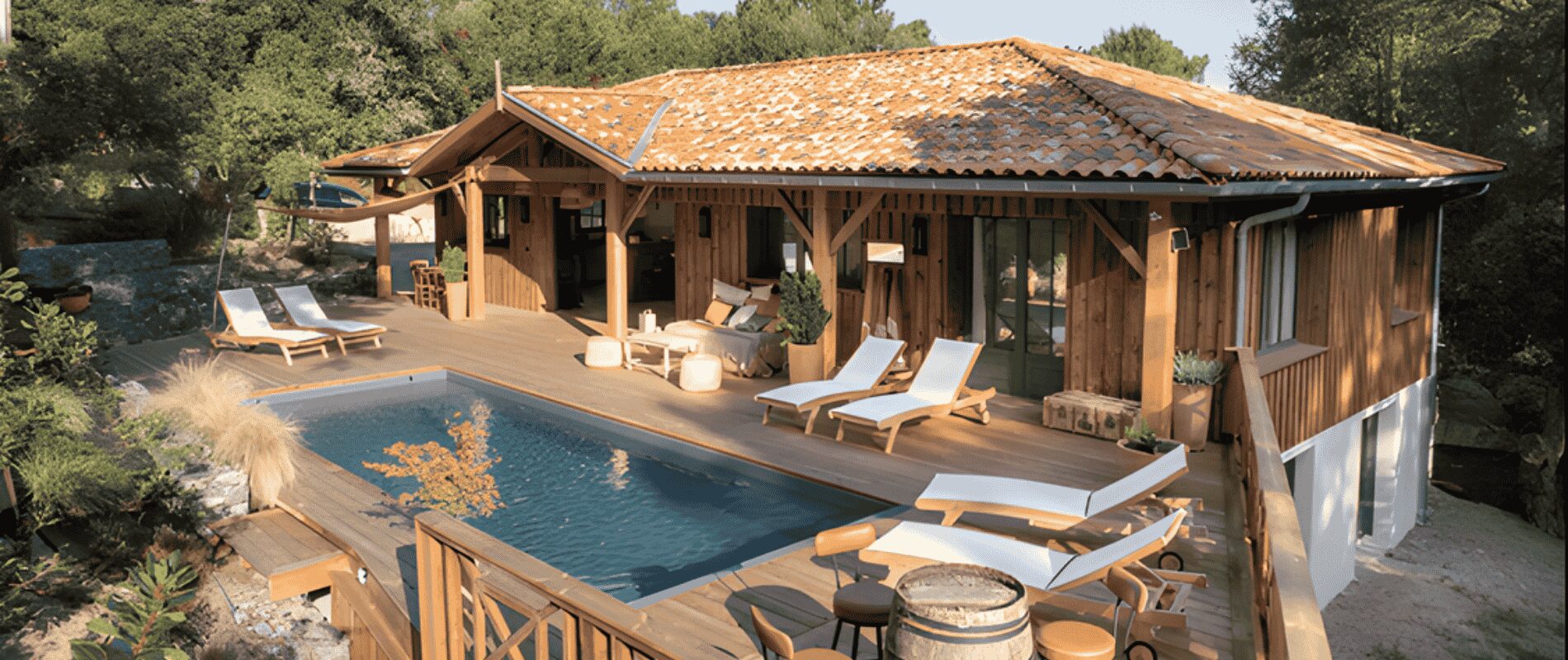 maison réalisée par un charpentier dans les landes